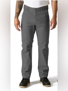 Carhartt Men's Straight Rigby Dungaree in Gray
